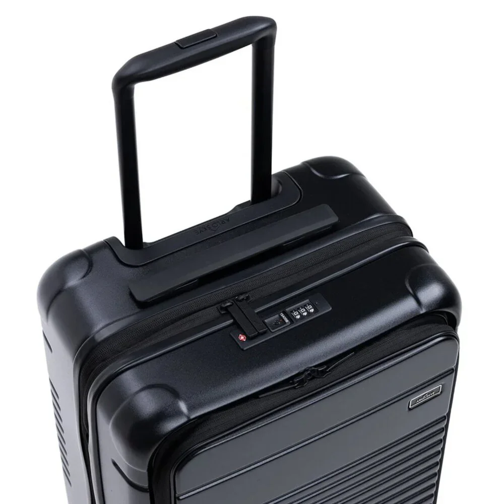 NIB NWT Arlo Skye The Expandable Carry-On Max - Front Pocket, Black